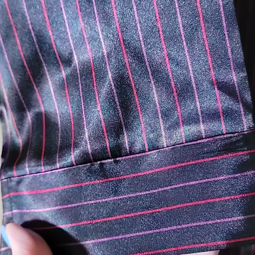 Striped Purple Pajama Set - Picture 5 of 6